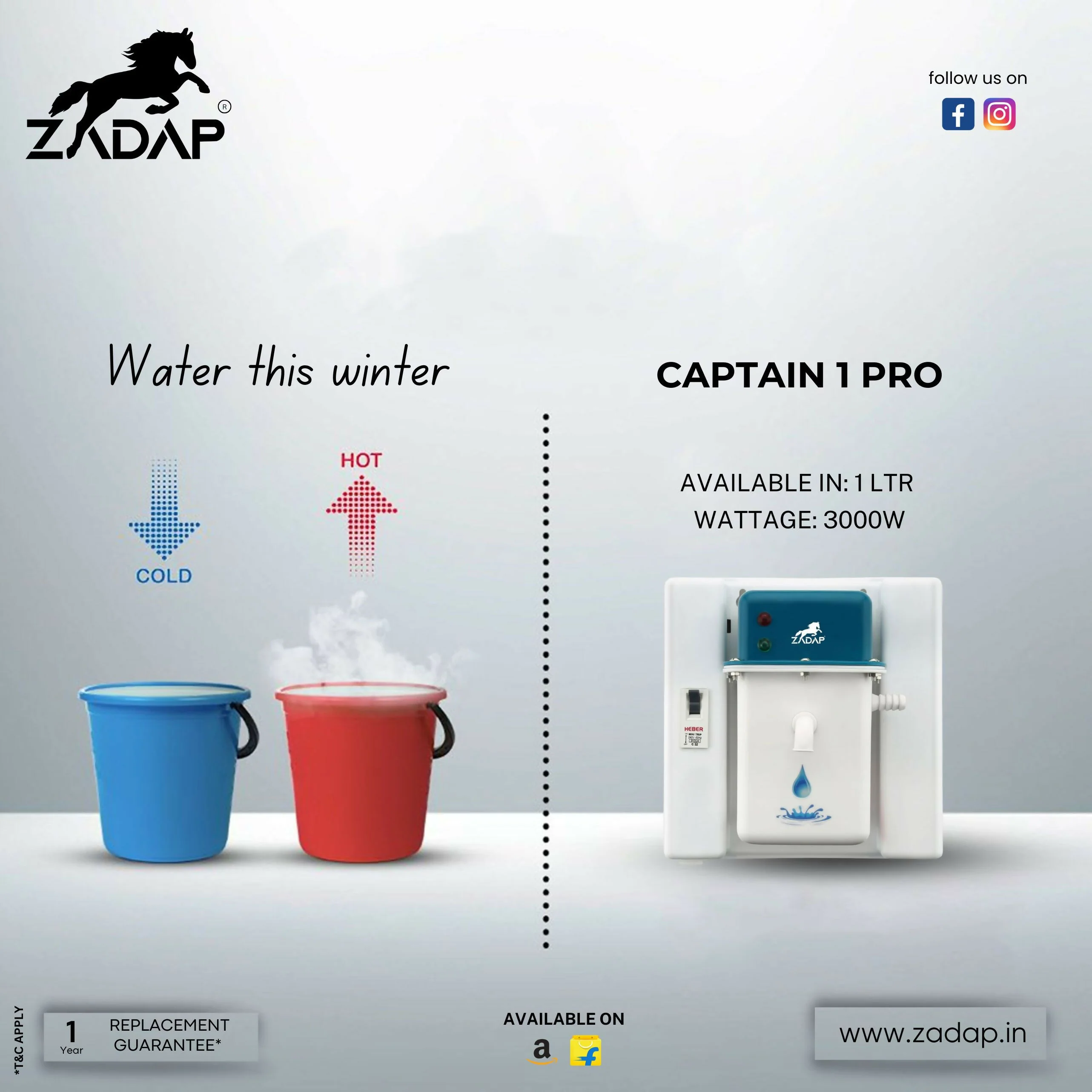ZADAP Portable 3kW Instant Water Heater - Image 15