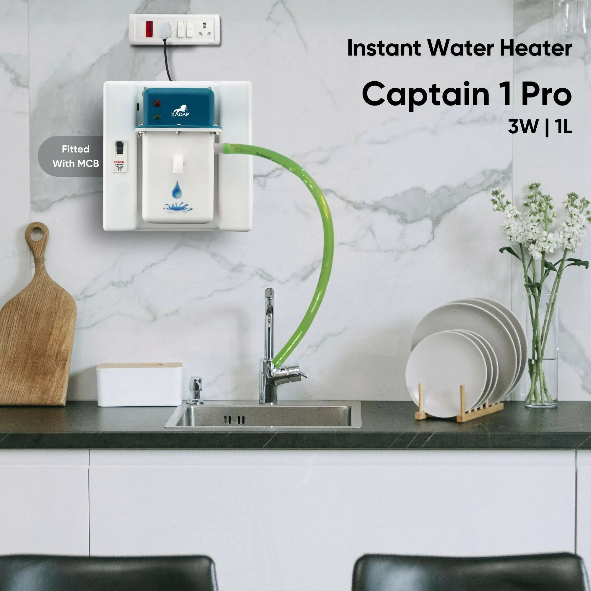 ZADAP Portable 3kW Instant Water Heater - Image 7