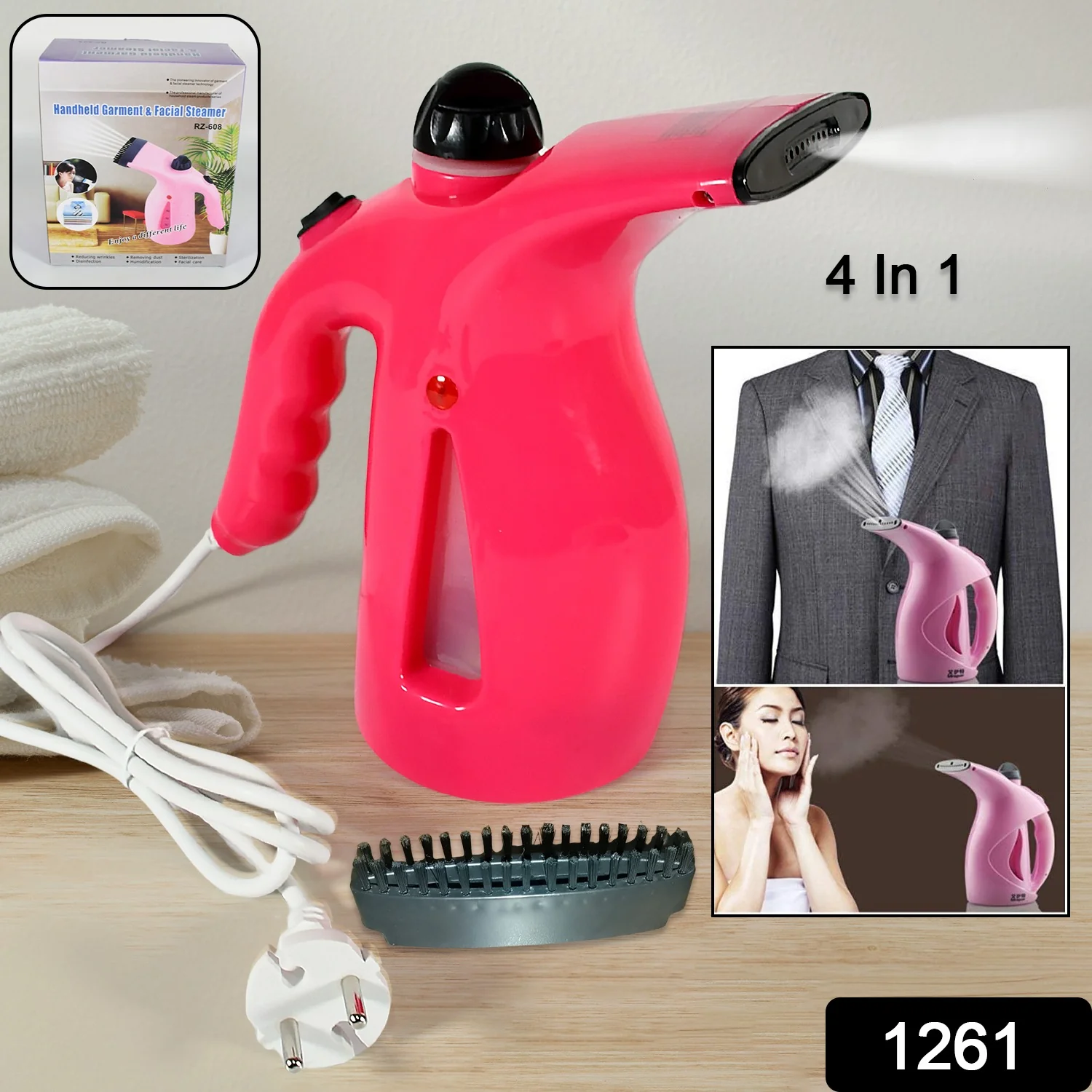 Portable 4 in 1 Handy Vapor Steamer - Image 2