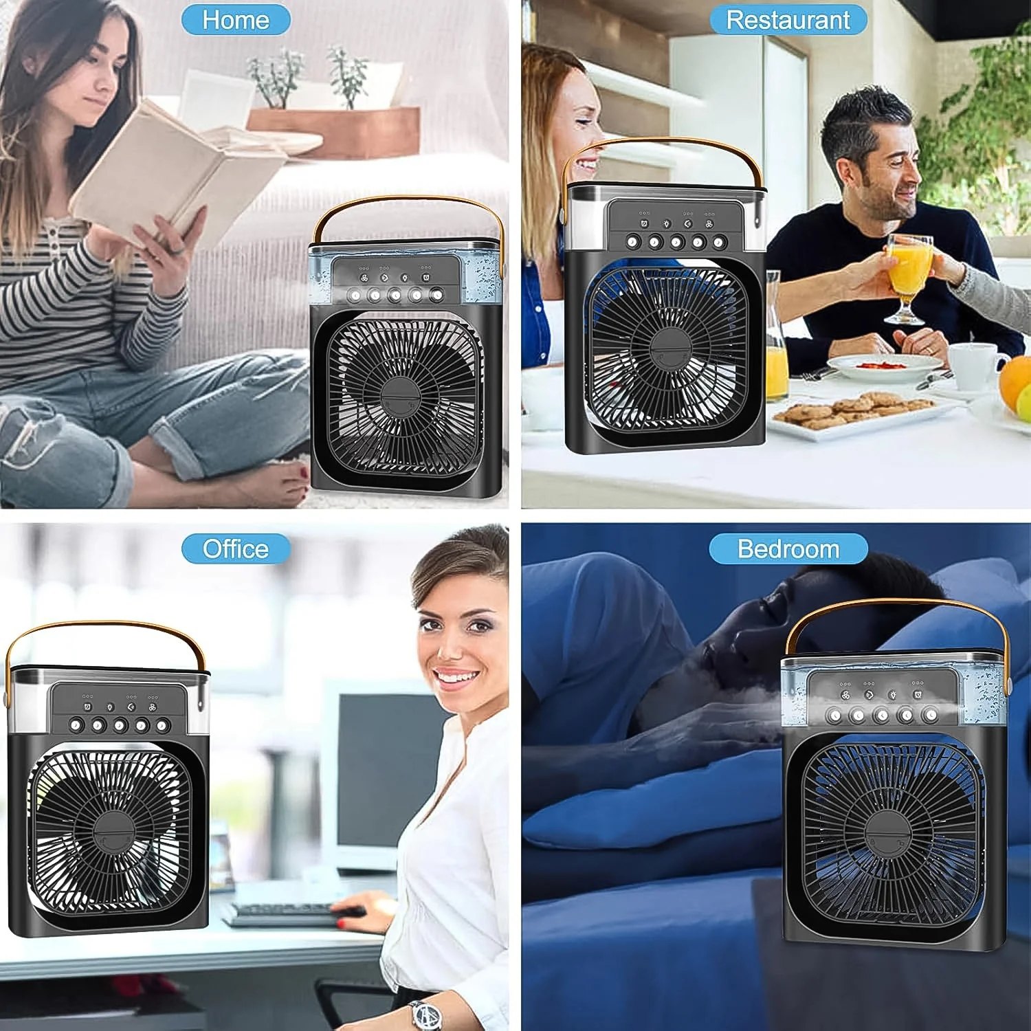 Portable Air Conditioner Fan - Personal Desk Cooling Fan (Battery Not Included) - Image 5