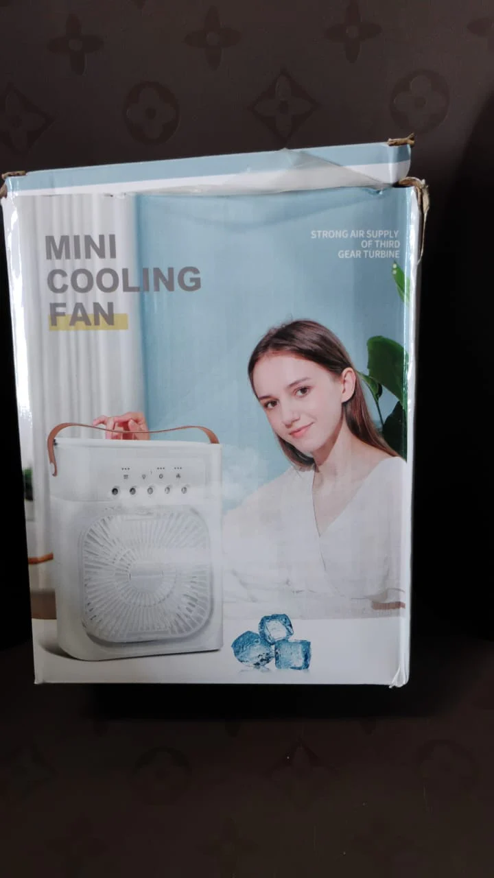 Portable Air Cooler Fan with 7-Color Light – Personal AC Fan - Image 8