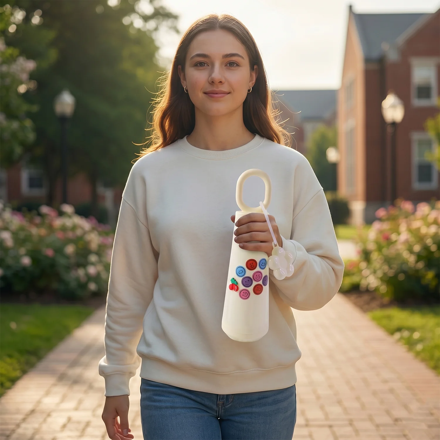 Portable and Stylish Water Glass Bottle (500 ML) - Image 4