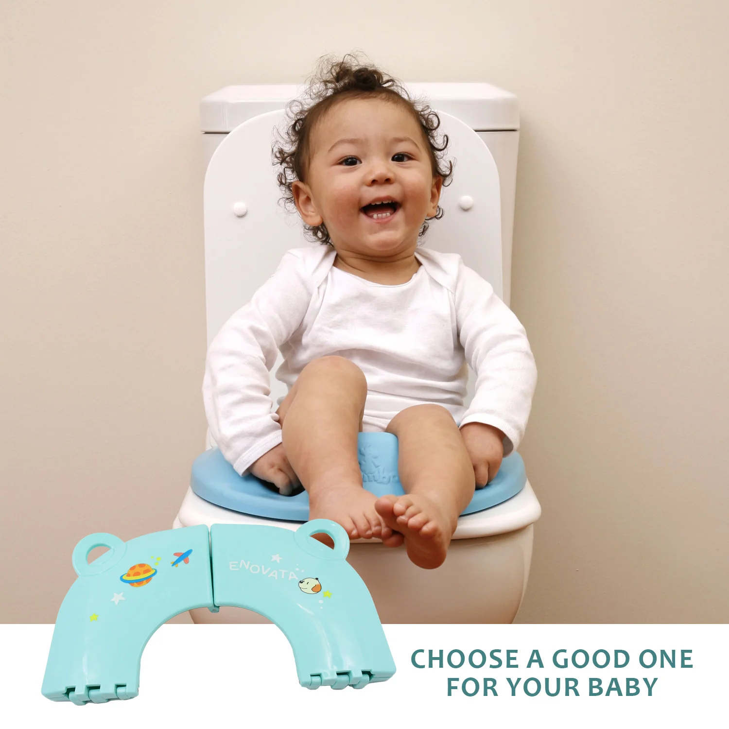 Portable Baby / Kids Toilet Seat Foldable Potty Seat (1 Pc) - Image 6