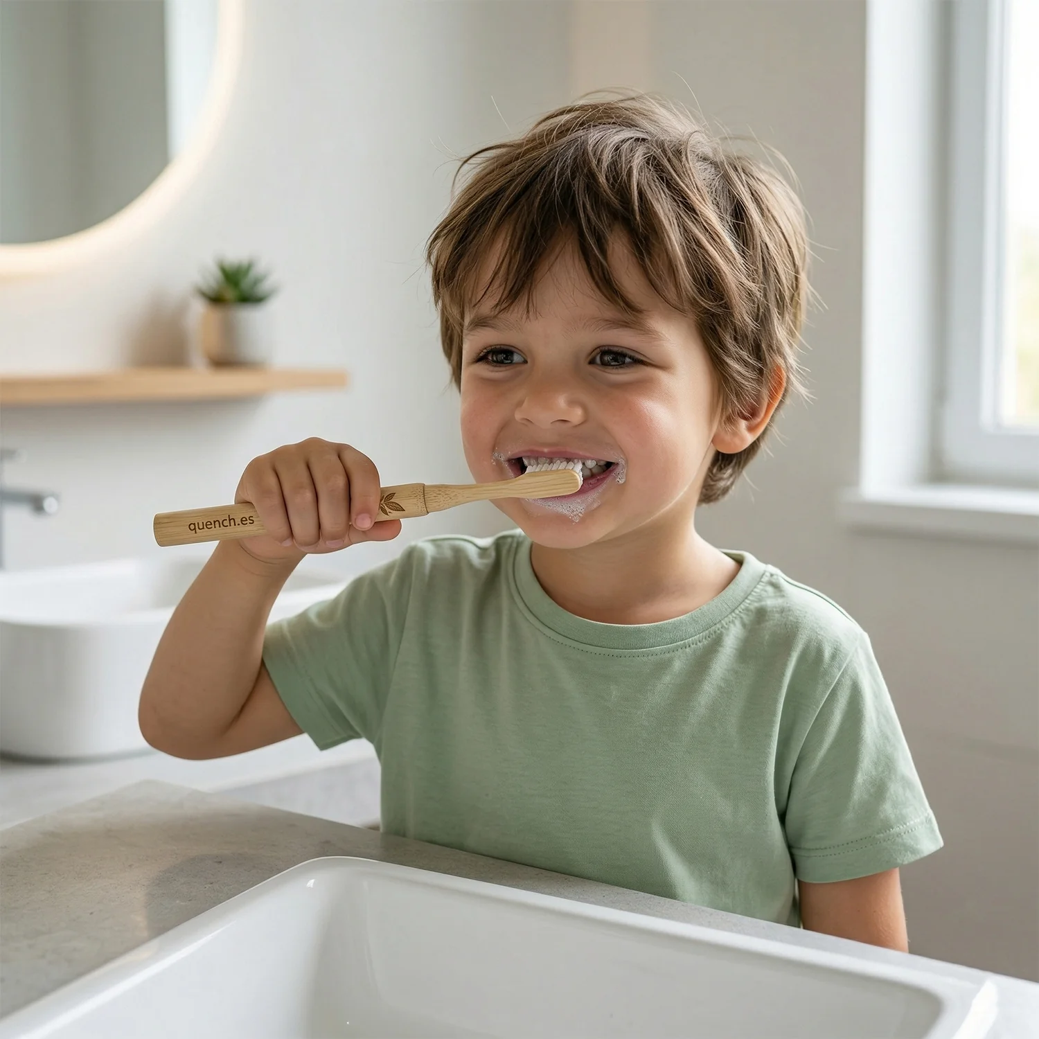 Portable Bamboo Toothbrush Detachable Design (1 Pc) - Image 3