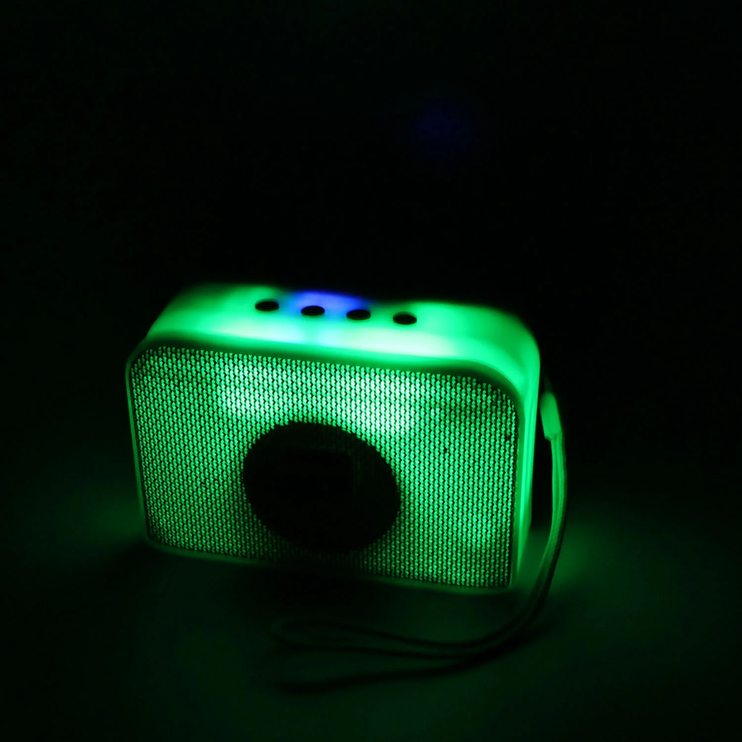 Portable Bluetooth Speaker with RGB LED Light USB TF FM AUX Support (Mix Color) - Image 4