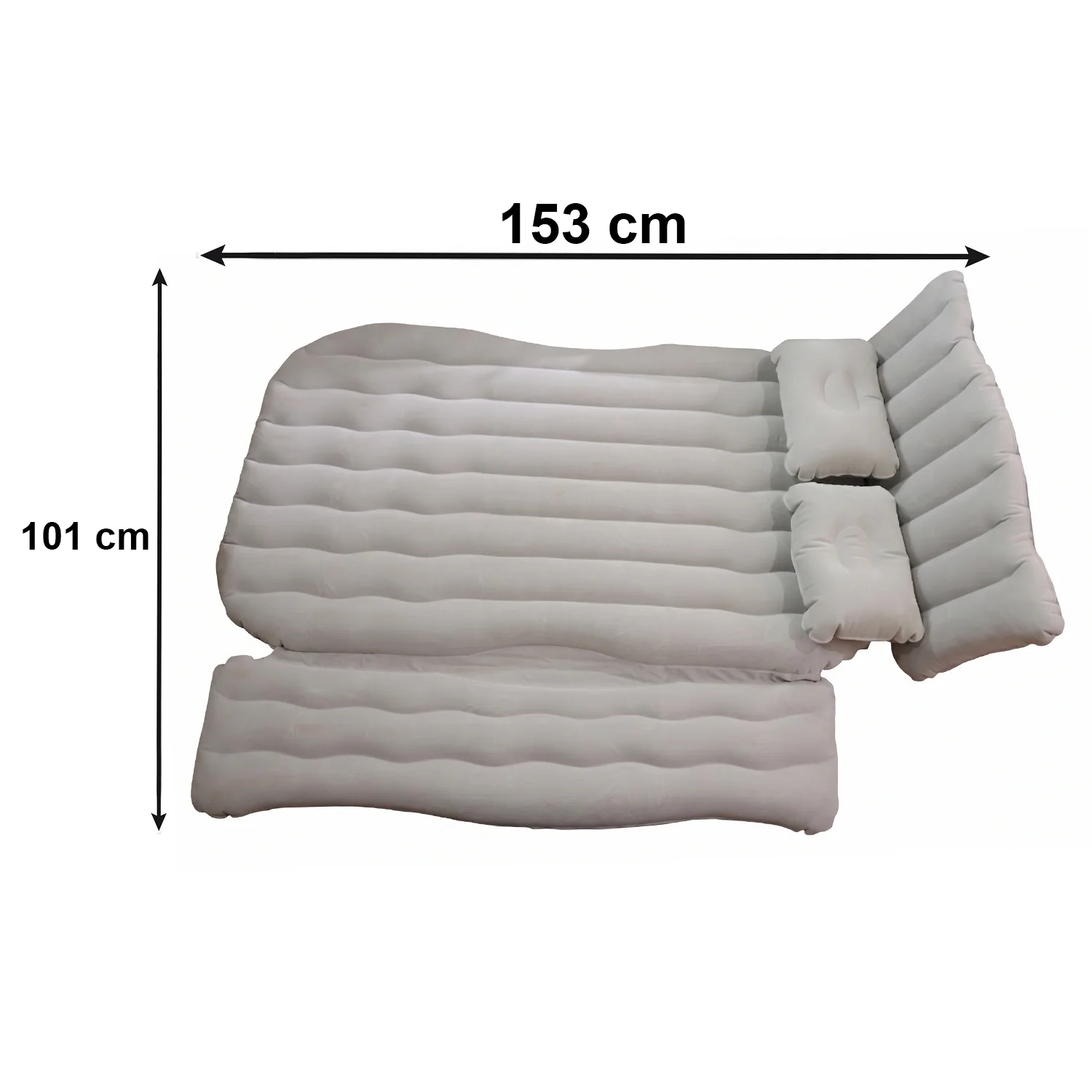 Portable Car Air Mattress Bed Set with 2 Pillows and Air Pump - Image 6