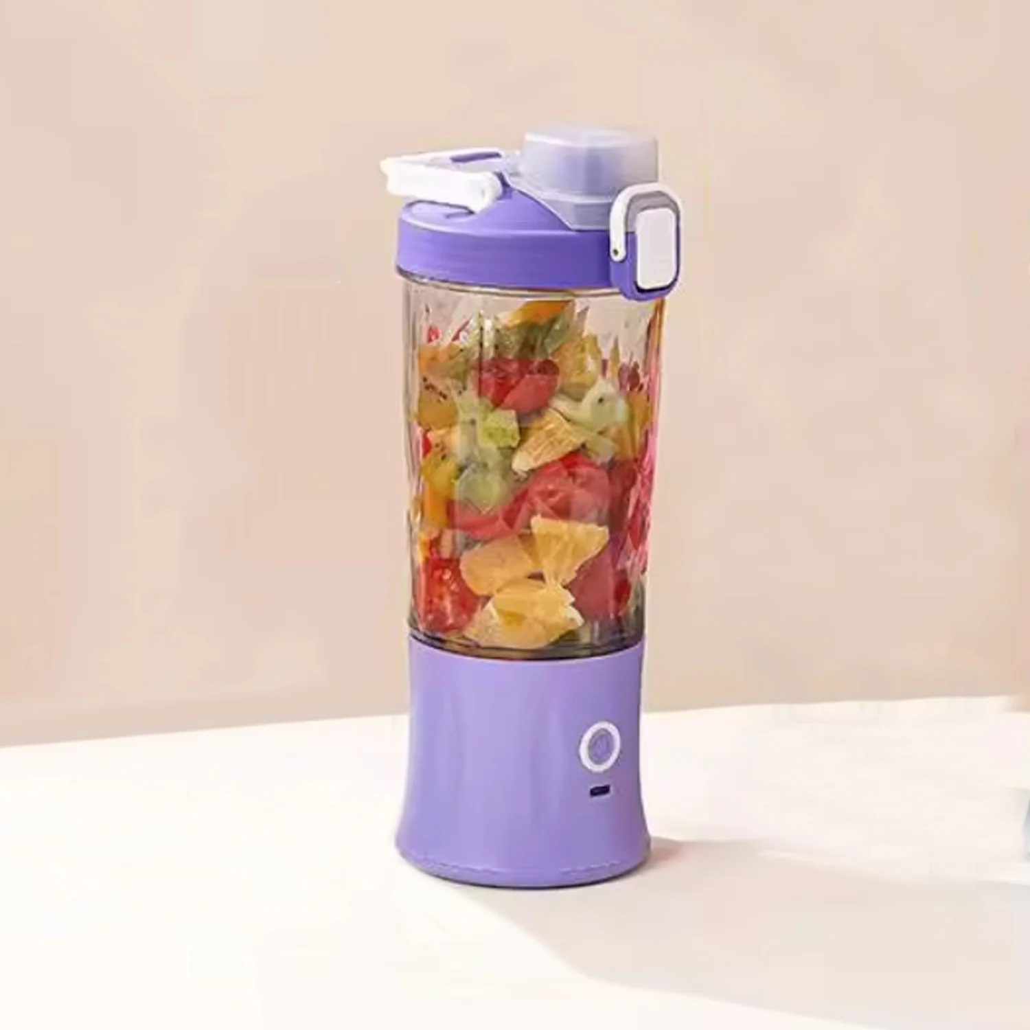 Eletric Crusher Juicer With Multicolor Light, 8 Blades (600 ML / Multicolor) - Image 4