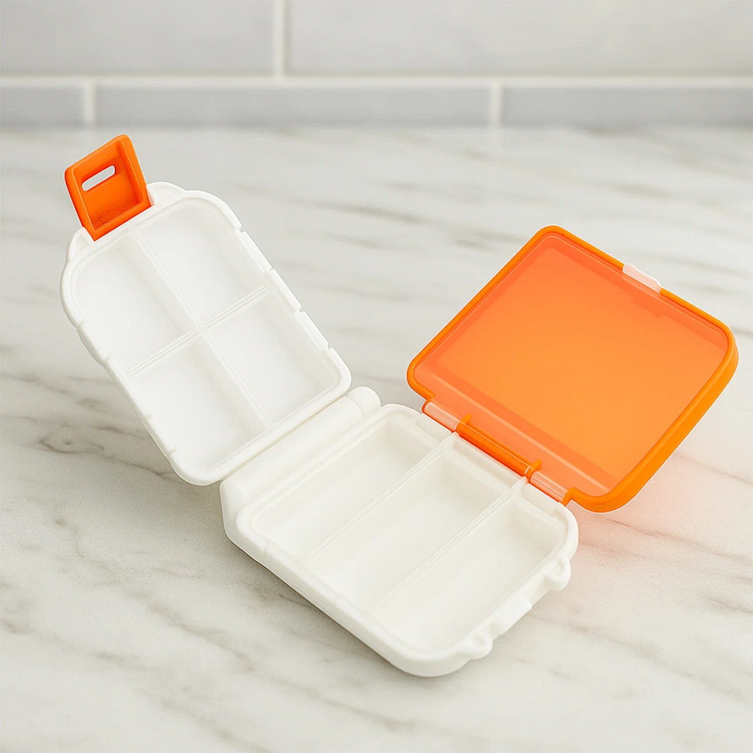 Portable Dual-Sided Pill Organizer Box (1 Pc) - Image 8