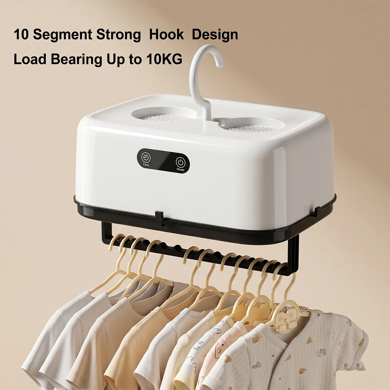 Portable Electric Clothes Dryer  (1 Pc) - Image 3