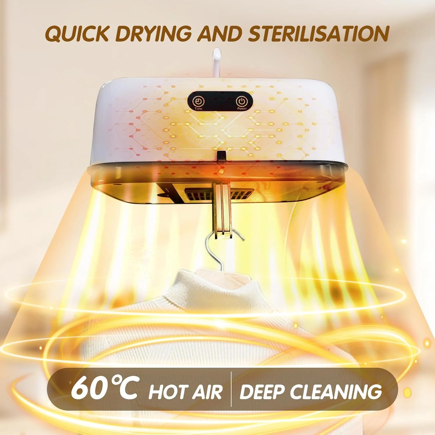 Portable Electric Clothes Dryer  (1 Pc) - Image 7
