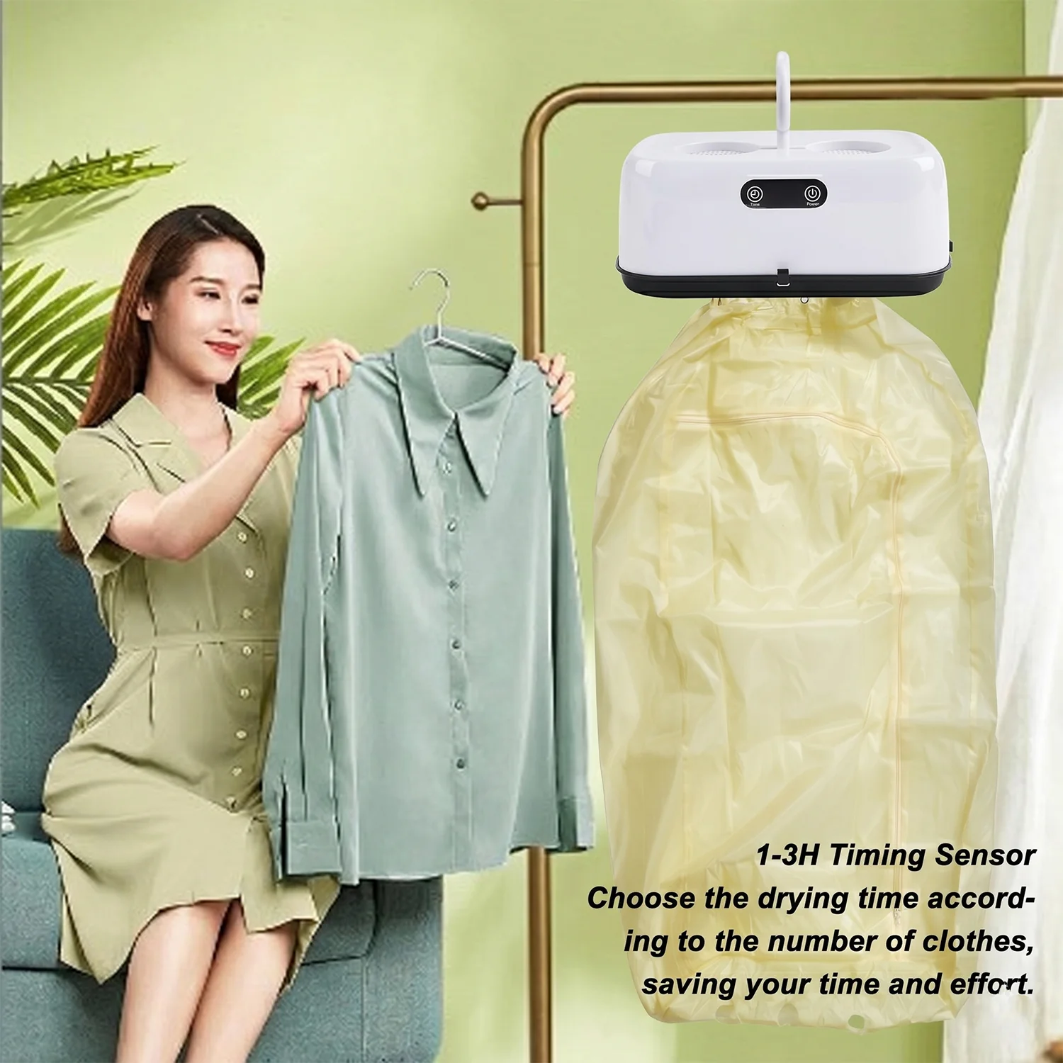 Portable Electric Clothes Dryer  (1 Pc) - Image 9