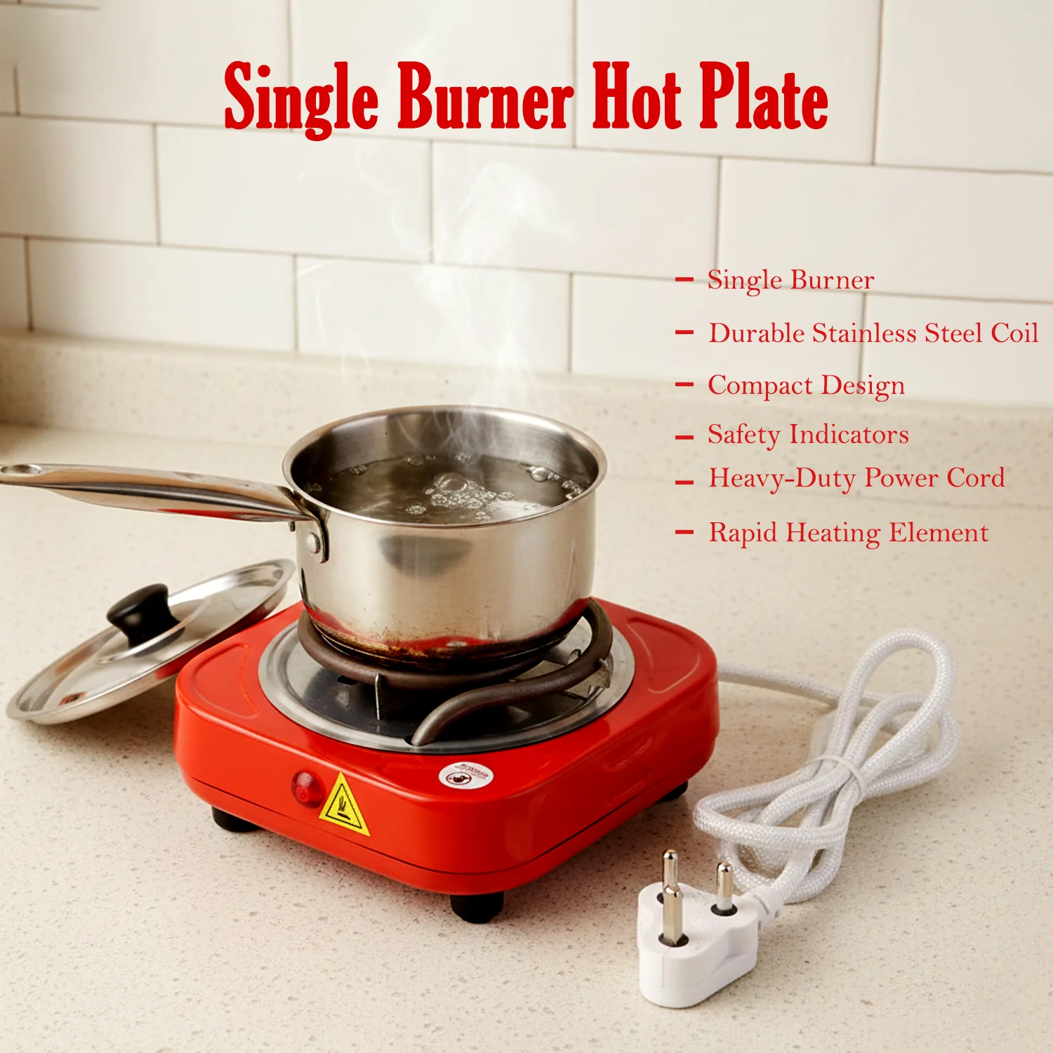Portable Electric Hot Plate Single Burner -1 Pc - Image 4