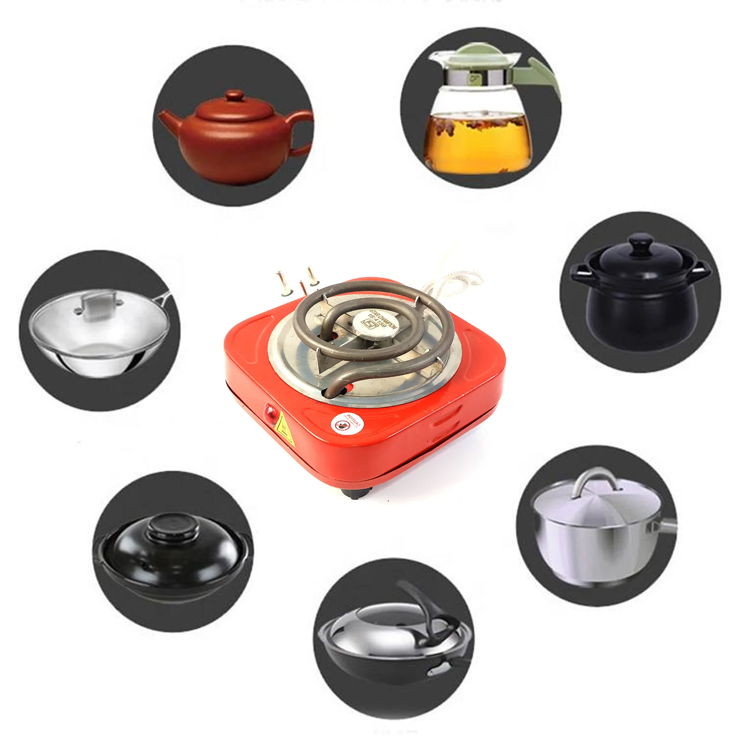 Portable Electric Hot Plate Single Burner -1 Pc - Image 6