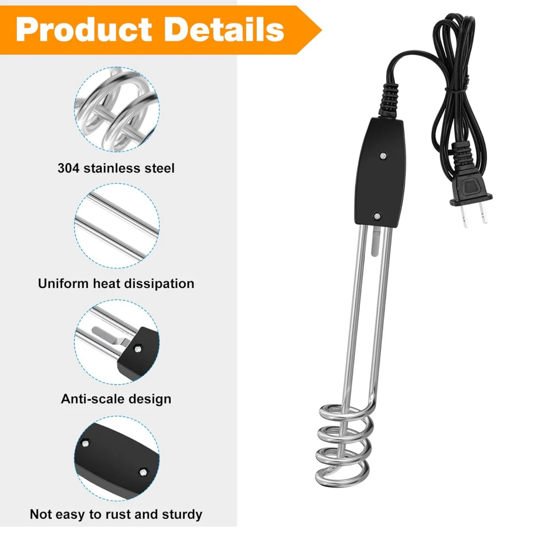 1000W-220V Water Heater Portable Electric Immersion Element Boiler - Image 5