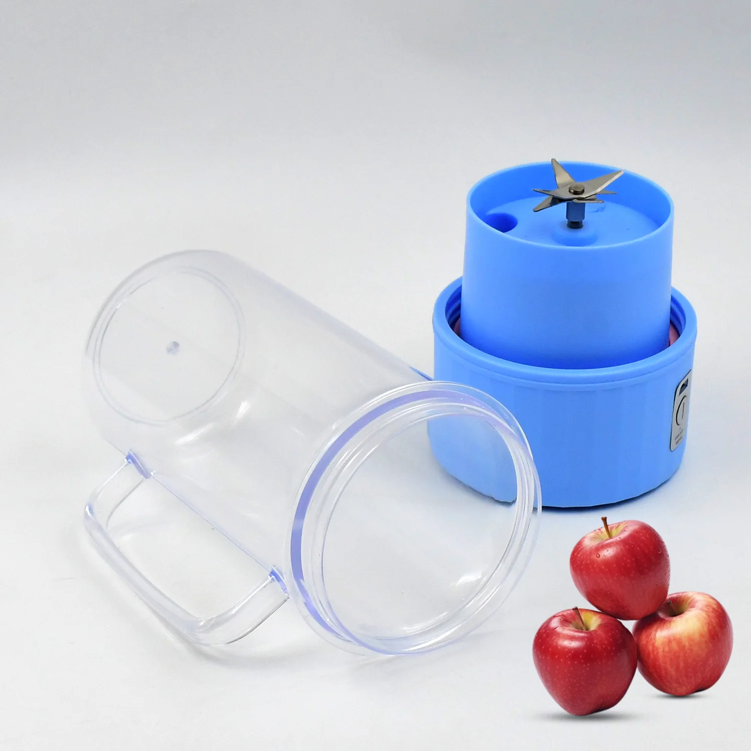 Portable Electric Juicer with Handle & Straw – USB Rechargeable, 6 Blades (500 ML) - Image 6