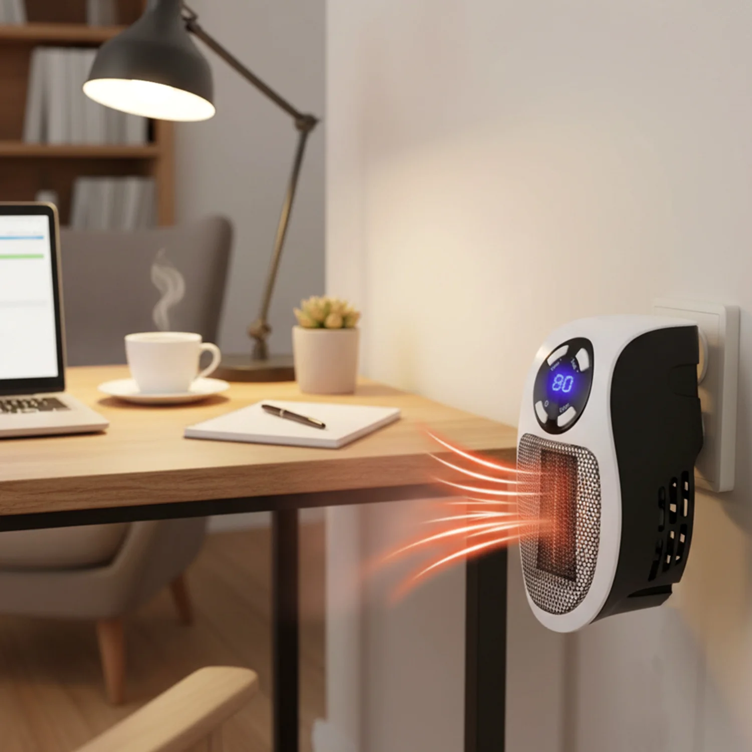 Portable Electric Plug-In Room Heater (1 Pc) - Image 5