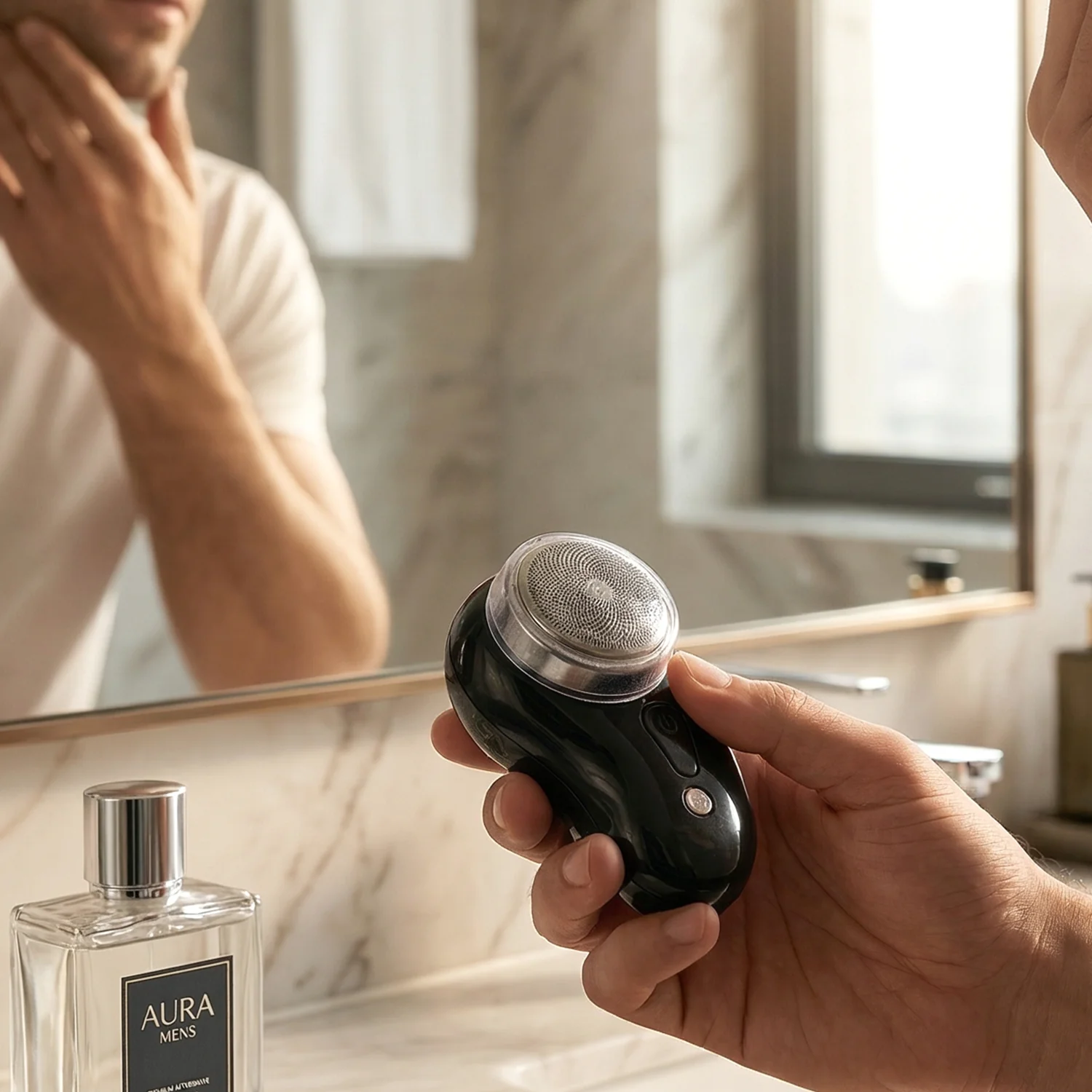 Portable Electric Rechargeable Mini Shaver Compact Beard Trimmer (1 Set) - Image 7
