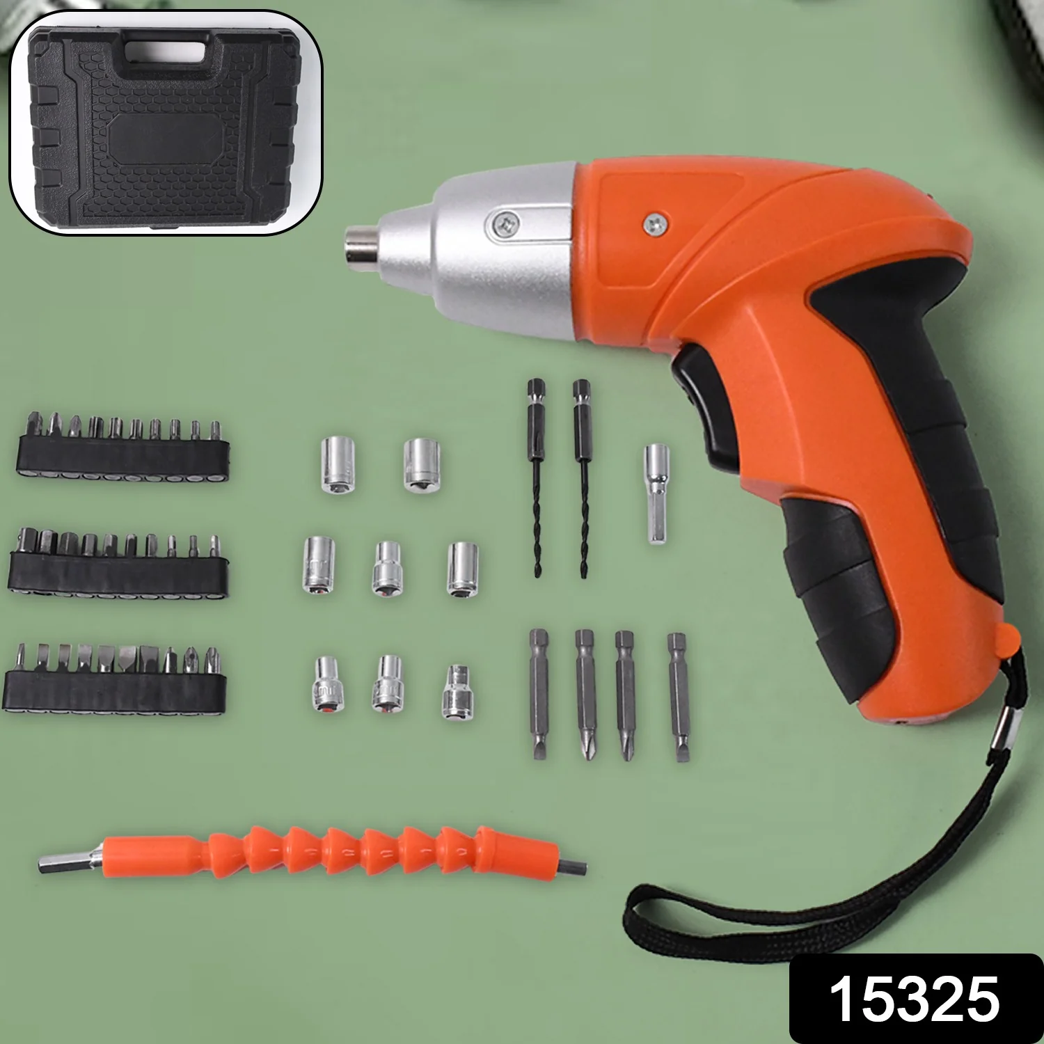 Portable Electric Screwdriver Set with 45 Bits (1 Set) - Image 2