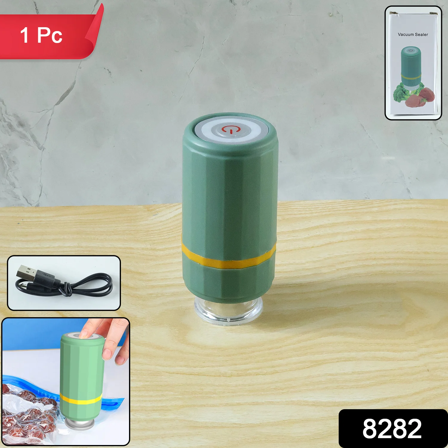 Portable Electric Vacuum Sealer Machine (1 Pc) - Image 2