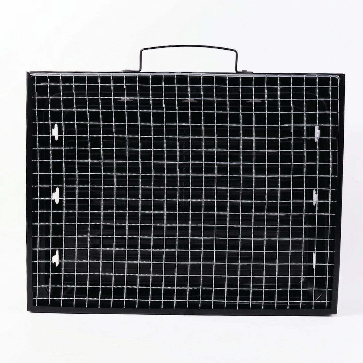 Portable Foldable Charcoal BBQ Grill with Grilling Mesh (1 Pc, 36x27 Cm) - Image 4