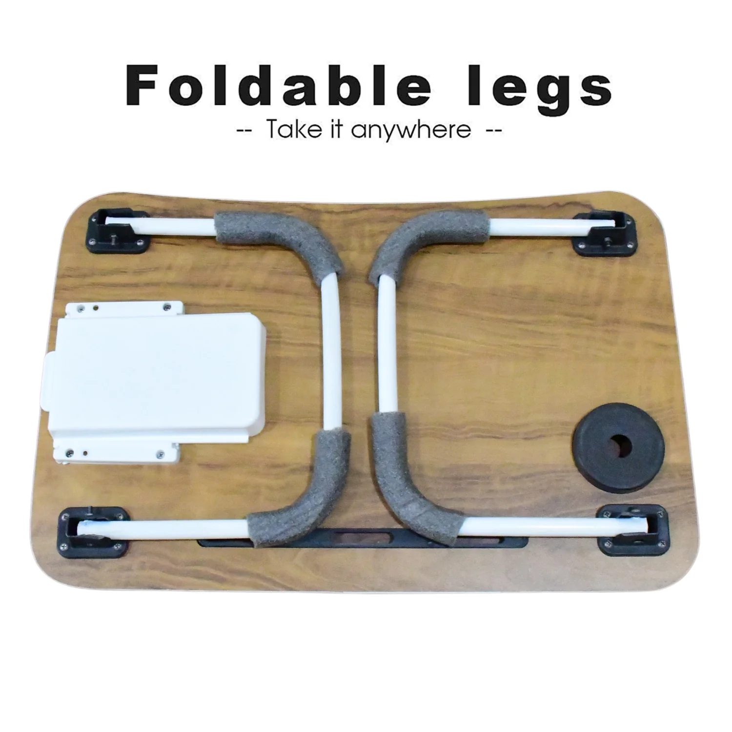 Multi-Purpose Laptop Desk (1 Pc / Mix Plain Design / 58×38 Cm) - Image 3