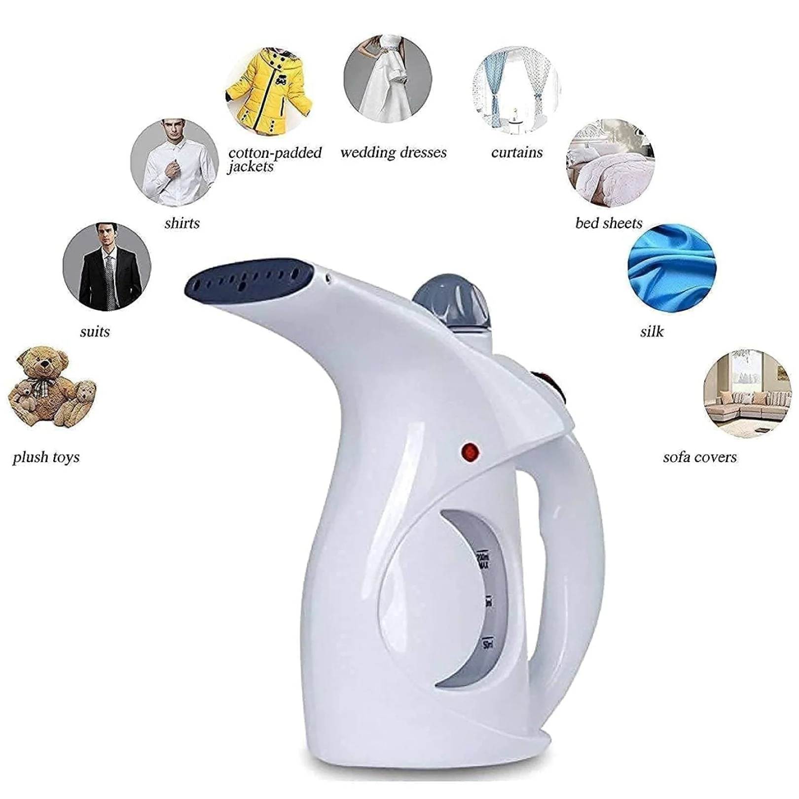 Portable Handheld Garment & Facial Steamer (1 Pc) - Image 2