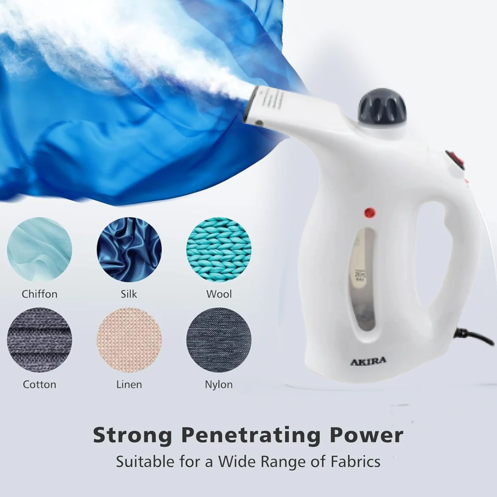 Portable Handheld Garment & Facial Steamer (1 Pc) - Image 6