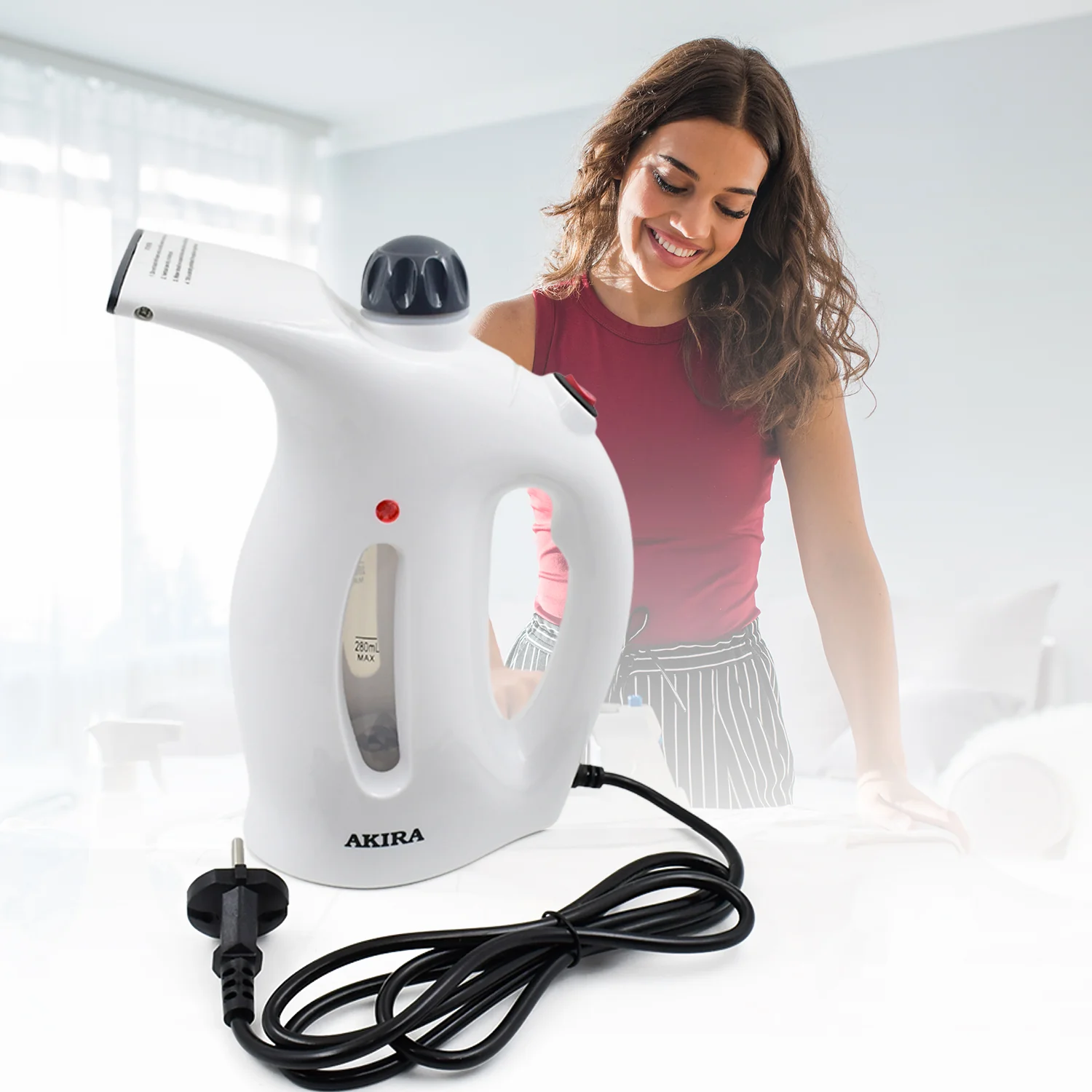Portable Handheld Garment & Facial Steamer (1 Pc) - Image 9