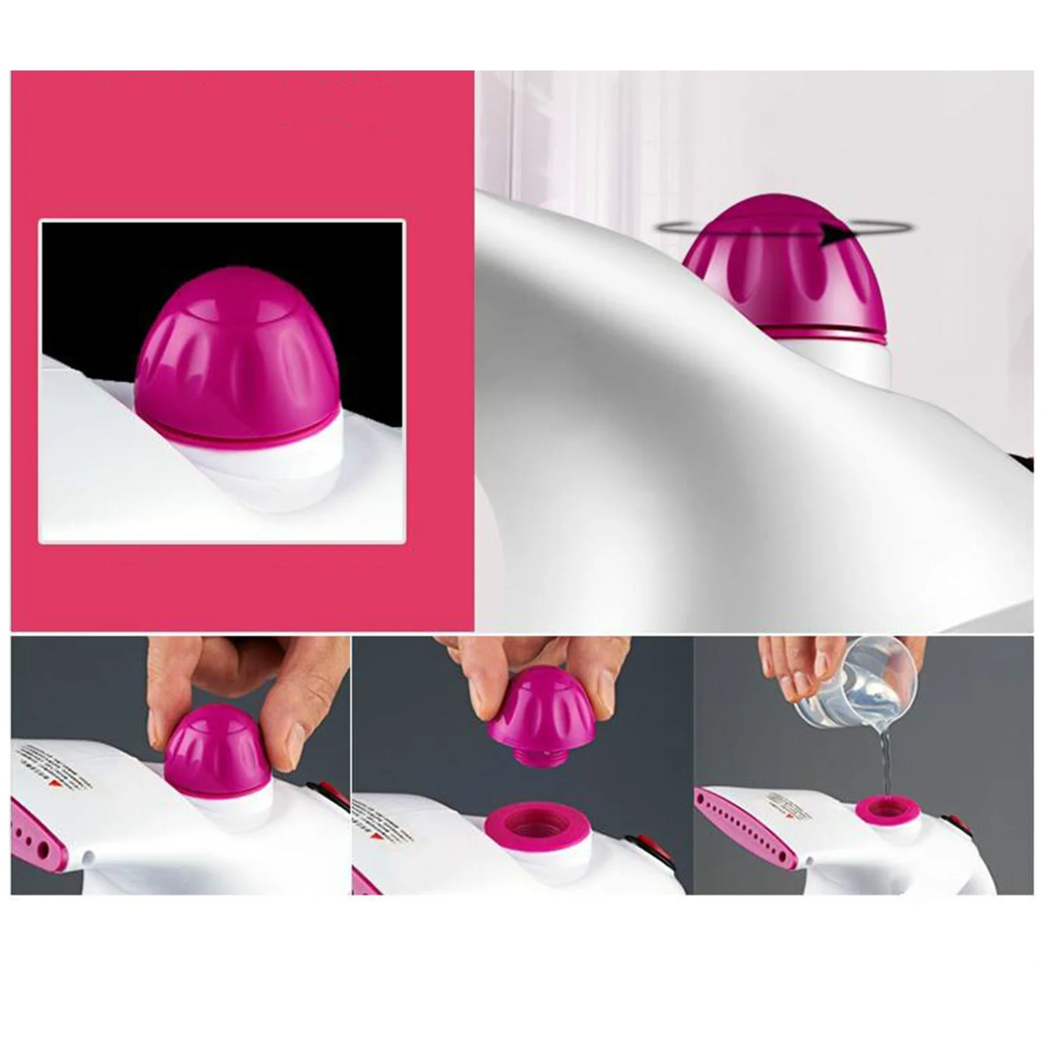 Portable Handheld Garment Steamer – Facial Steamer & Fabric Steam Tool - Image 4