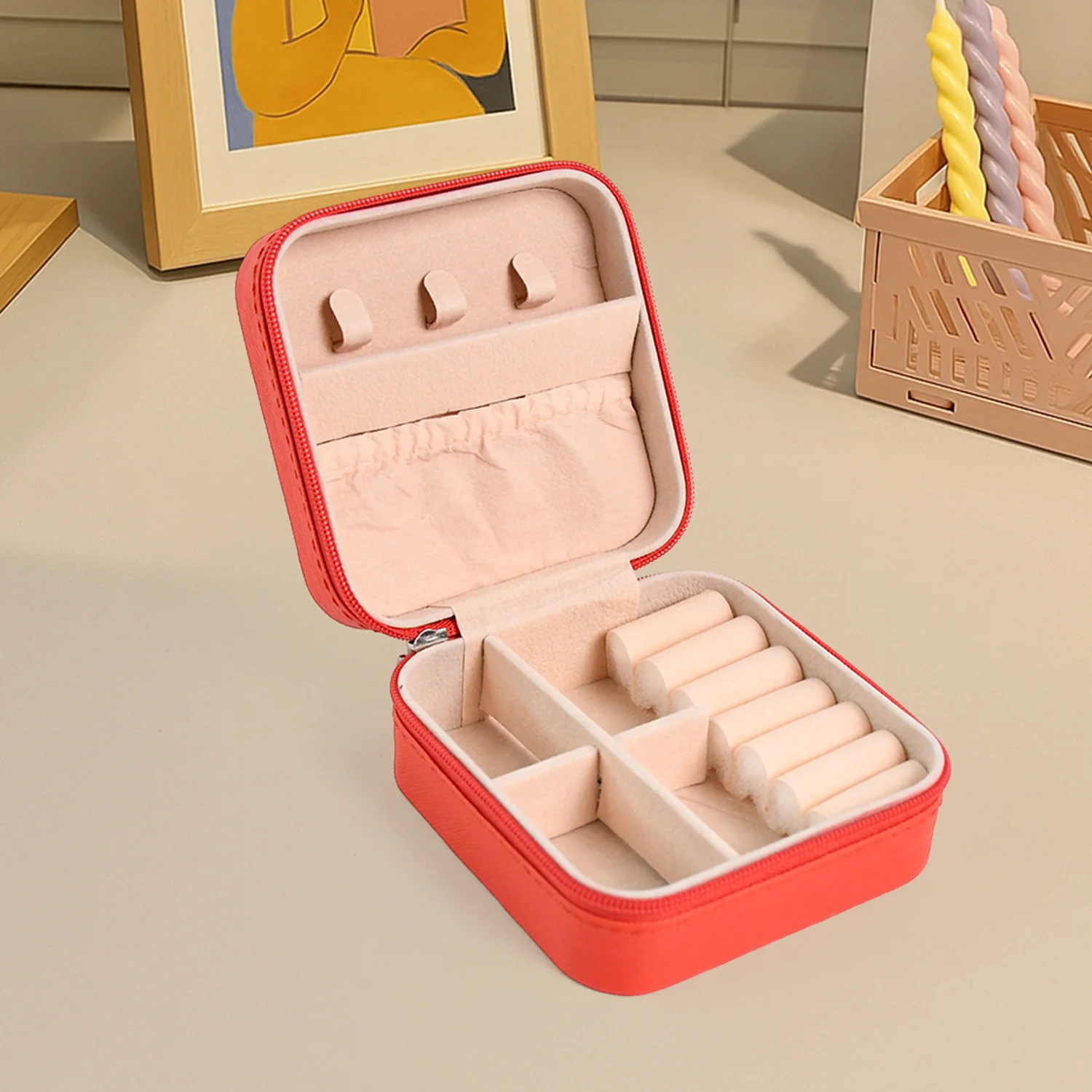 Portable Jewelry Storage Organizer Box (1 Pc) - Image 3