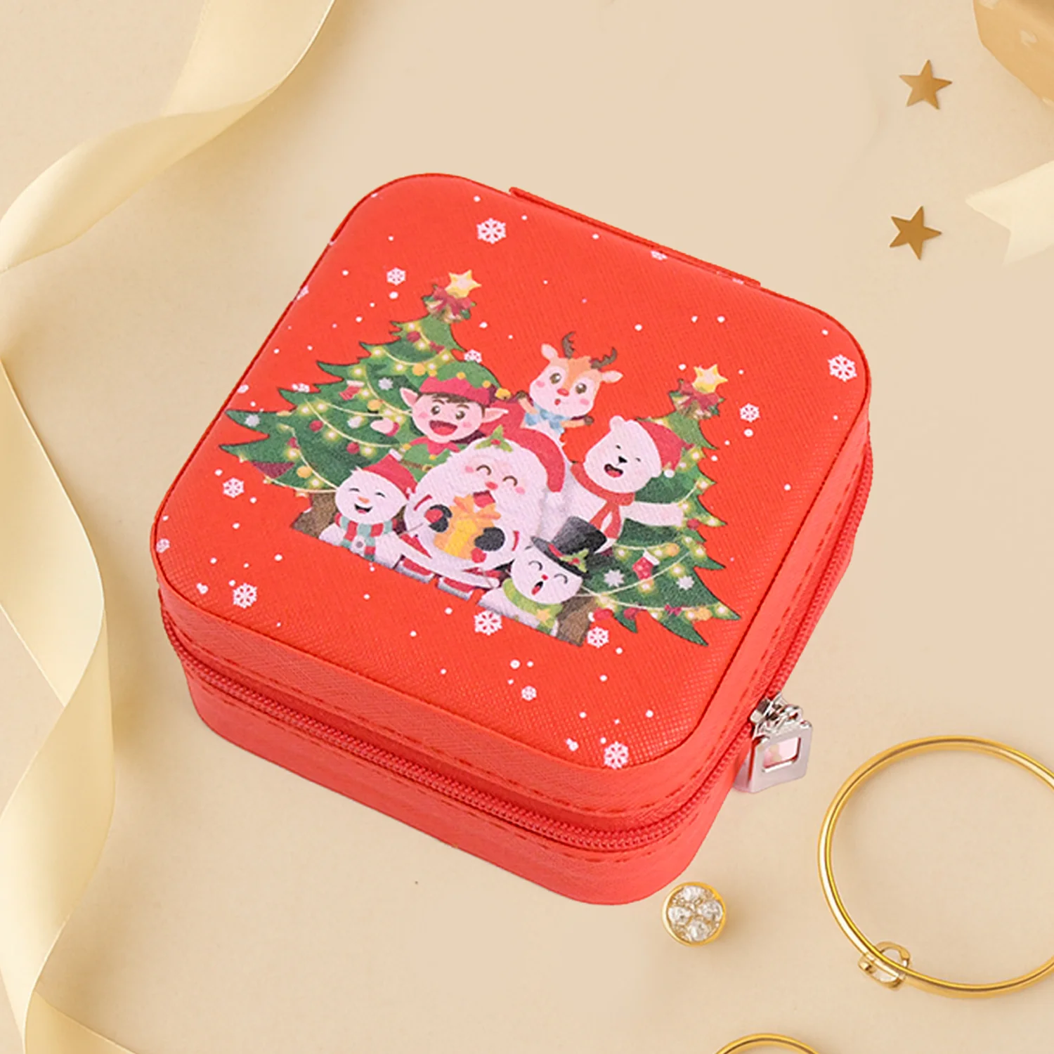 Portable Jewelry Storage Organizer Box (1 Pc) - Image 7