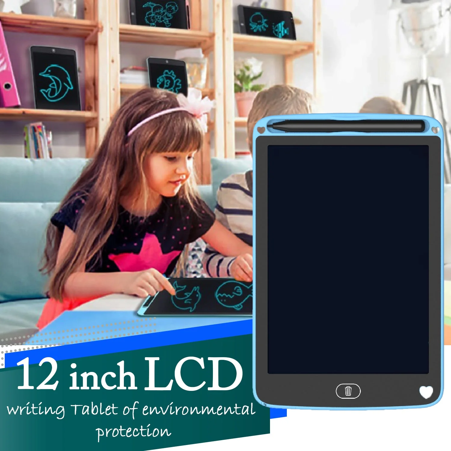 Portable LCD Writing Tablet – 12-Inch Digital Notepad for Kids & Notes - Image 6
