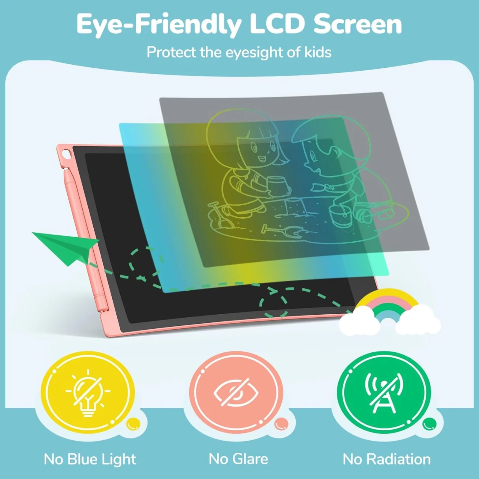 Oblivion LCD Portable Writing Pad / Tablet for Kids - 8.5 Inch - Image 5