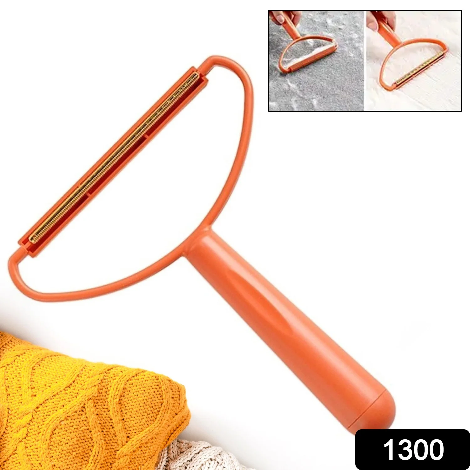 2-in-1 Portable Lint Remover – Long-Handle Brush & Sticky(1 Pc) - Image 2