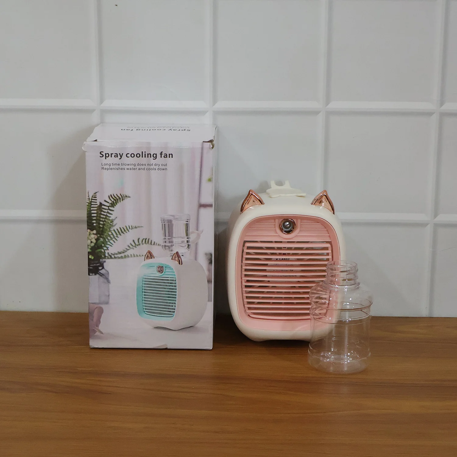 Portable Mini Air Cooler Fan with Spray Mist Function (1 Pc) - Image 8