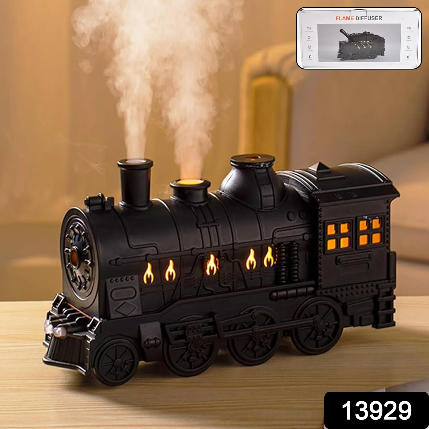 Train Shape Portable Mini Humidifier (1 Pc / Mix Color) - Image 2
