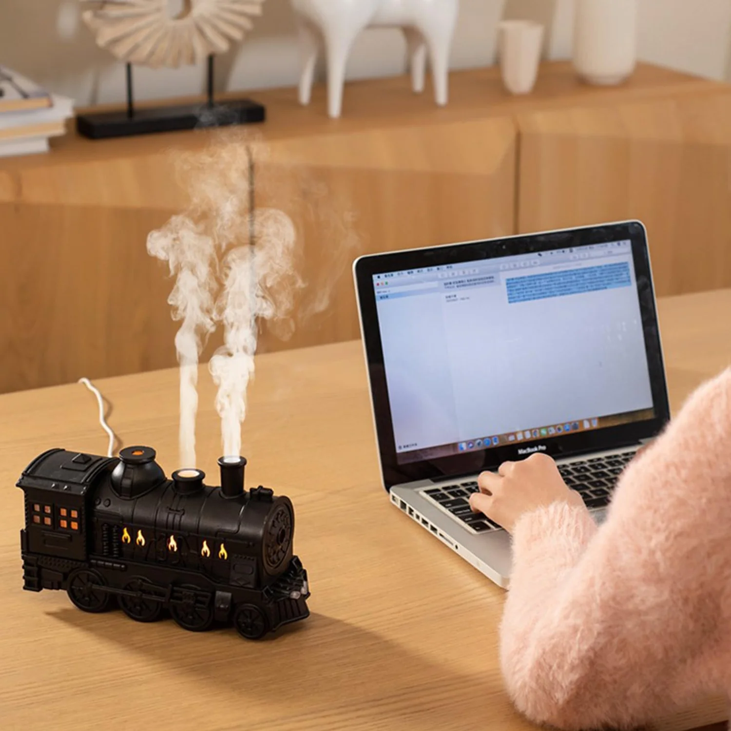 Train Shape Portable Mini Humidifier (1 Pc / Mix Color) - Image 3