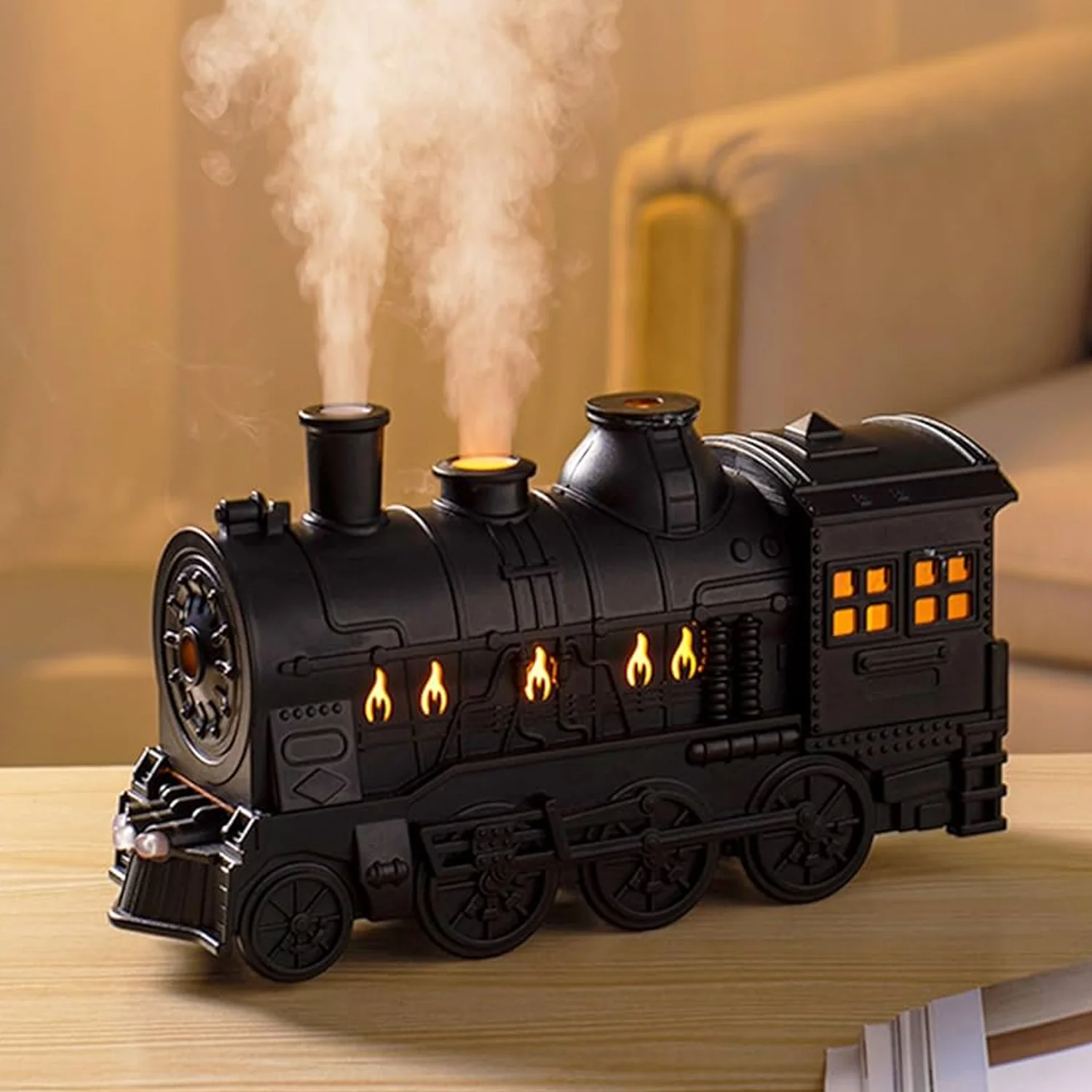 Train Shape Portable Mini Humidifier (1 Pc / Mix Color) - Image 4