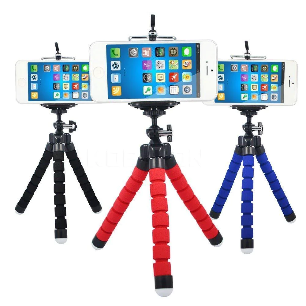 Portable Mini Octopus Tripod with Phone Holder for Selfies - Image 4