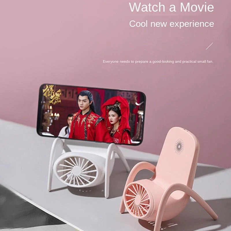 Portable Mobile Phone Holder Fan – Handheld, Multi-Function (Battery Not Include) - Image 5