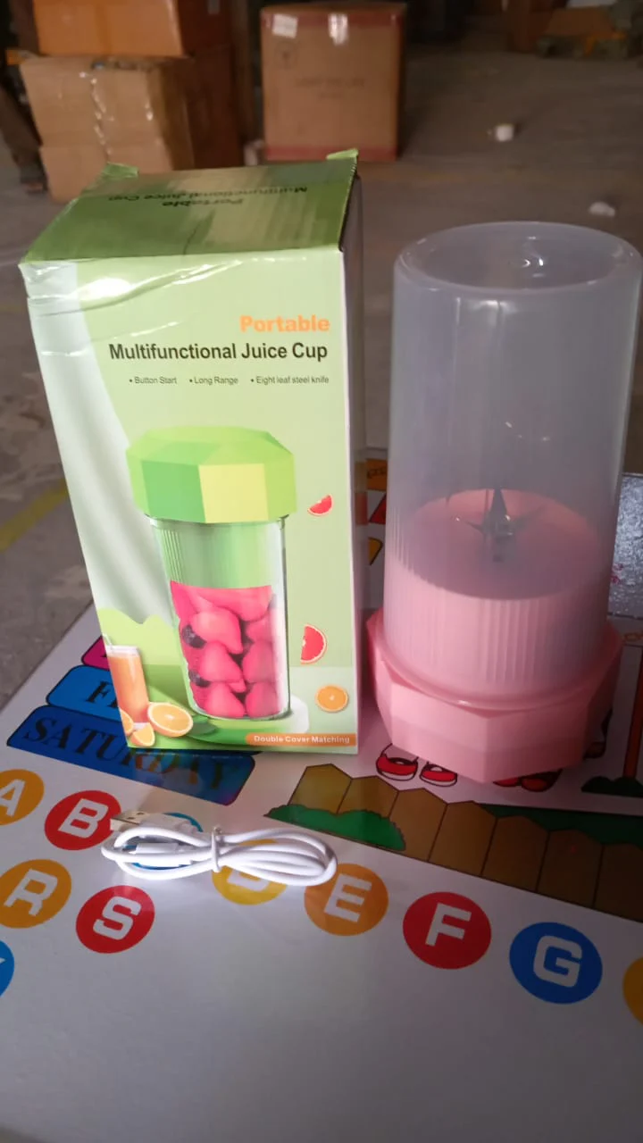 Portable Multifunctional Electric Juicer Cup, USB Juice Maker 6 blade (350 ML) - Image 7