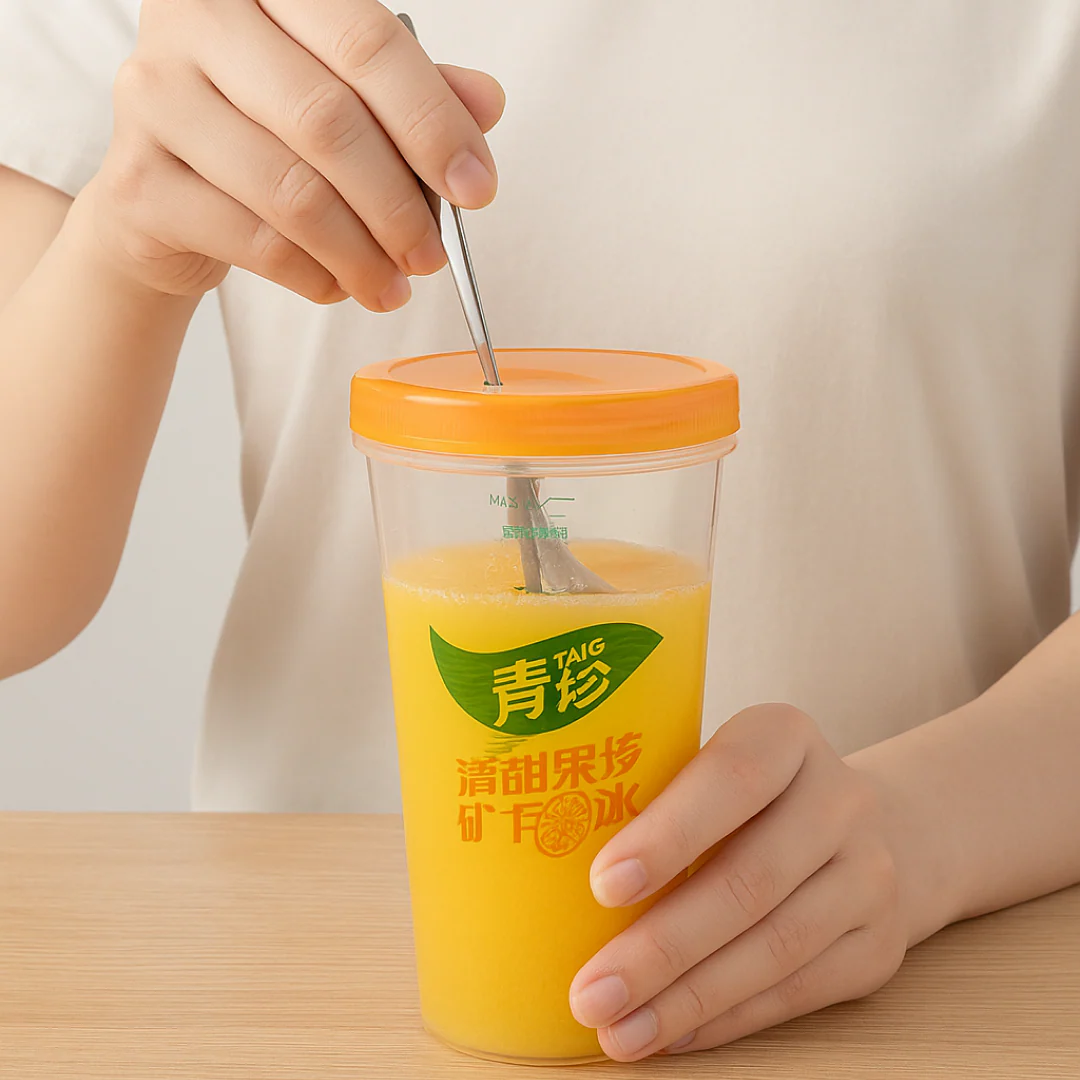 Plastic Water, Coffee Cup - Image 6