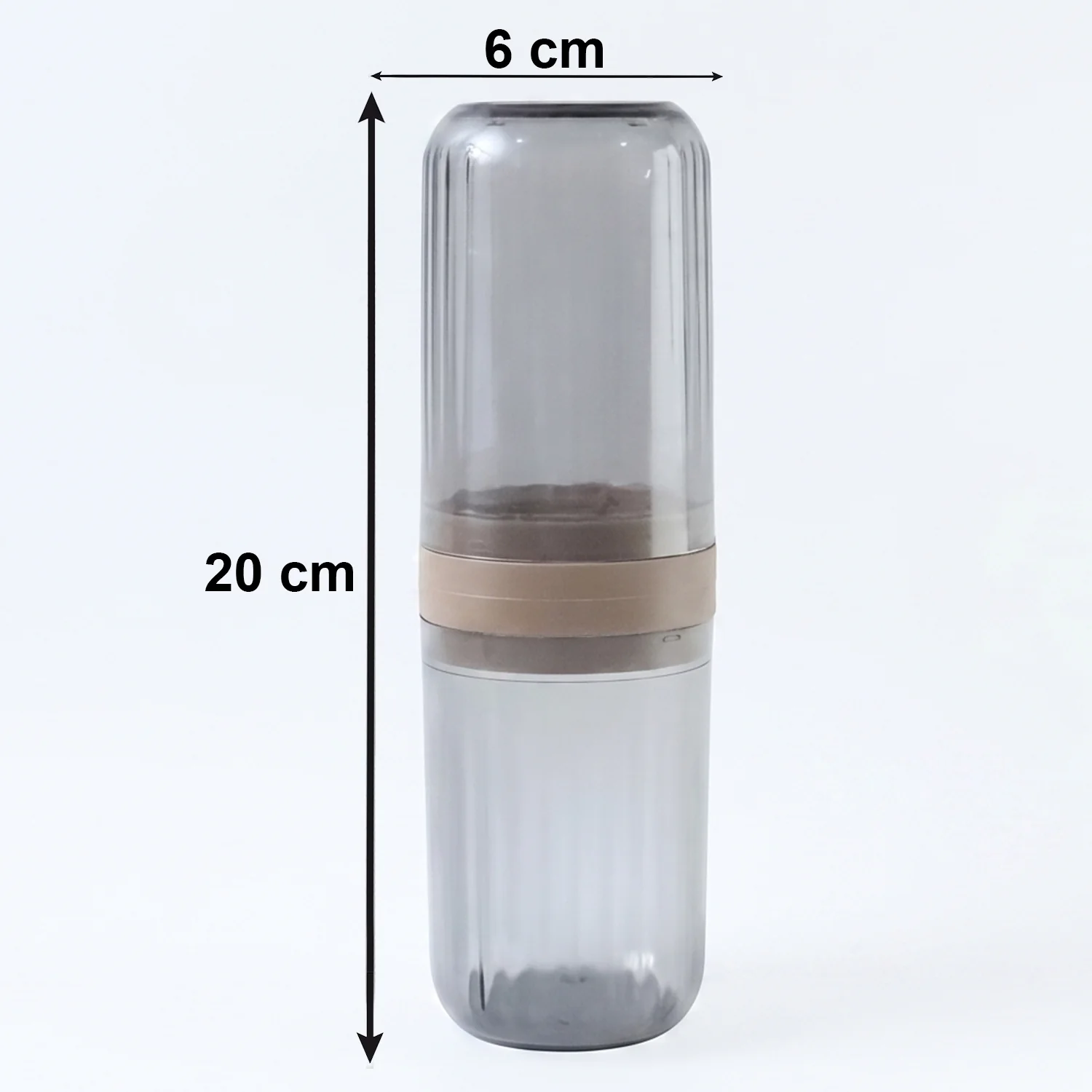 Travel Plastic Toothbrush Holder with Foldable Glass Design - Image 6