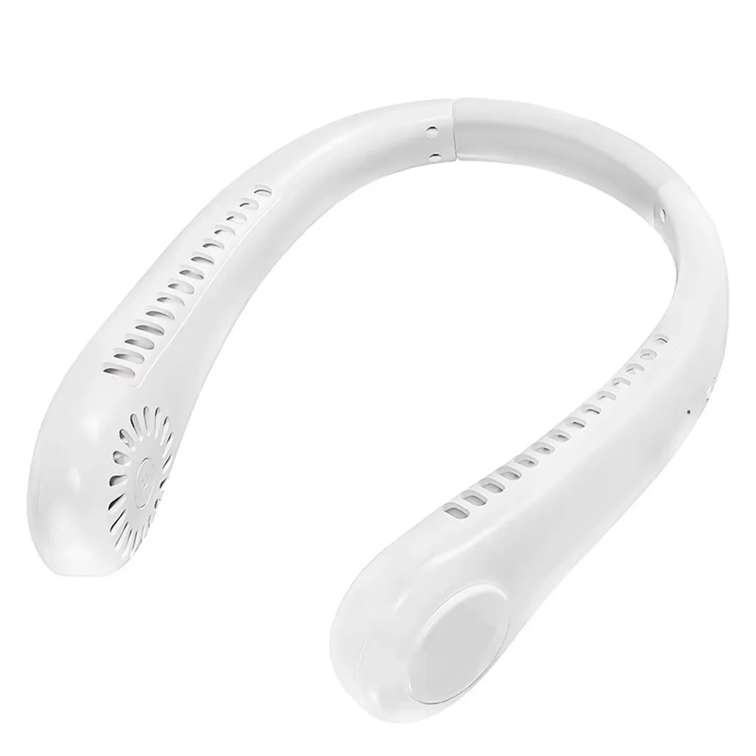 Portable Rechargeable Neck Fan (1 Pc, White Color) - Image 4