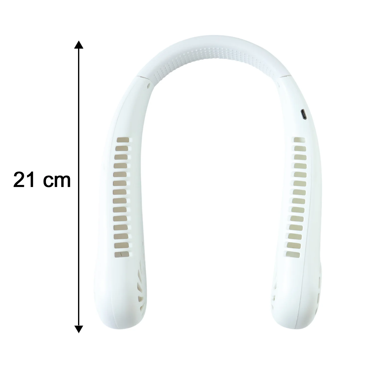 Portable Rechargeable Neck Fan (1 Pc, White Color) - Image 6