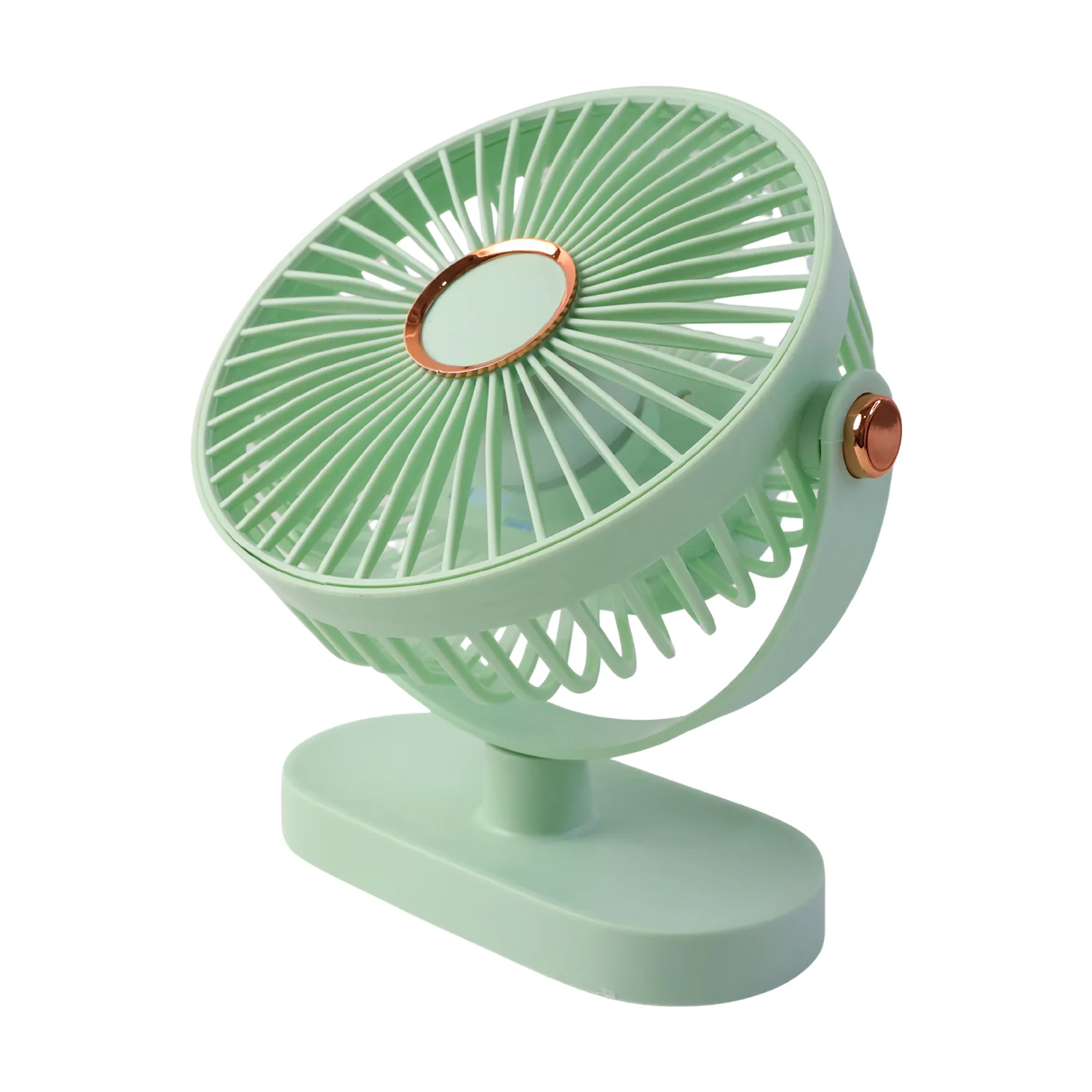 Portable Rechargeable Table Fan Compact USB Desk Fan - Image 4