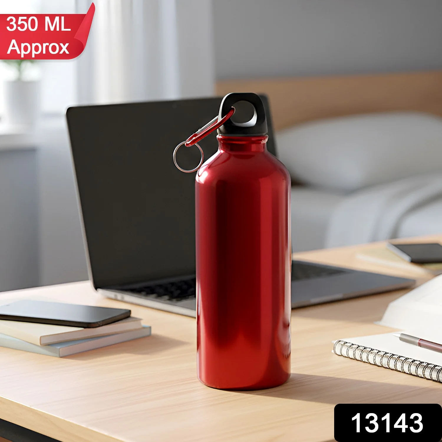 Portable Reusable Water Bottle (Approx. 350 ml) - Image 2