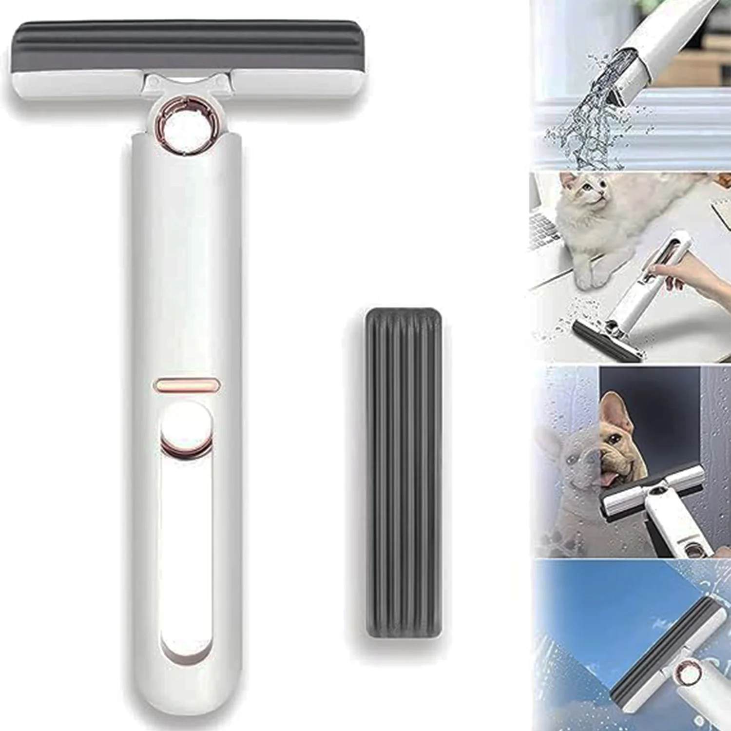 Portable Self-Squeeze Mini Mop – Strong Absorbent Mop for Bathroom & Kitchen - Image 6