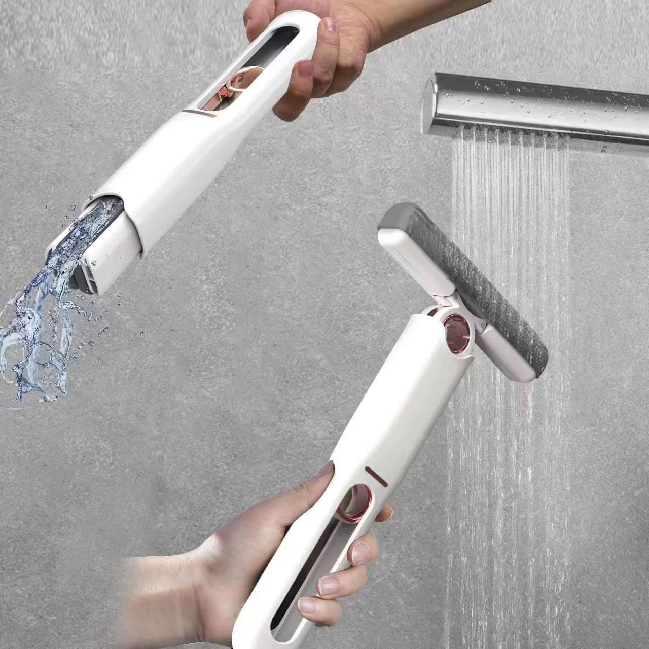 Portable Self-Squeeze Short Mop, with 1 Cotton Head, Bathroom Kitchens Table - Image 10