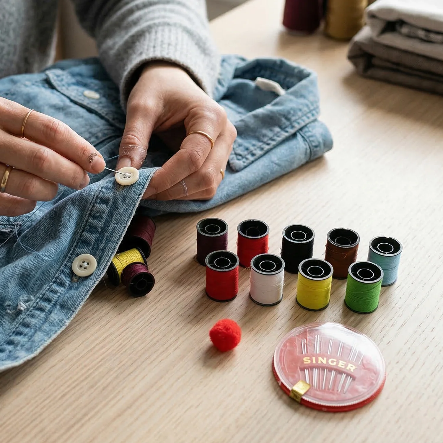Portable Sewing Kit Set (1 Set) - Image 3